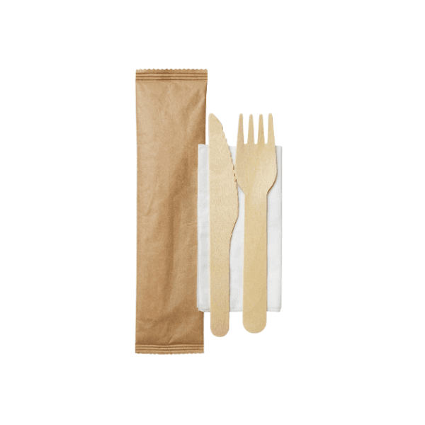 Wooden Cutlery Set 3-in-1